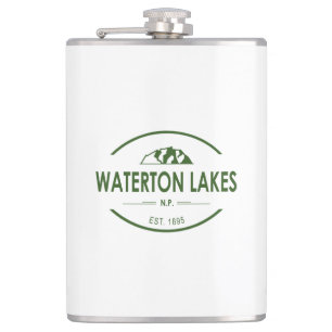Waterton Lakes National Park Hip Flask