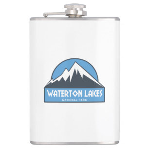 Waterton Lakes National Park Hip Flask
