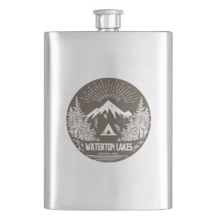 Waterton Lakes National Park Hip Flask
