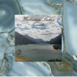 Waterton Lakes National Park Photo Tile<br><div class="desc">Ceramic tile featuring a scenic photo image of the beautiful Canadian national park of Waterton Lakes,  Alberta. Select your tile size. Makes a great travel souvenir trivet!</div>