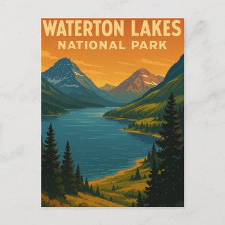 Waterton Lakes National Park Postcard