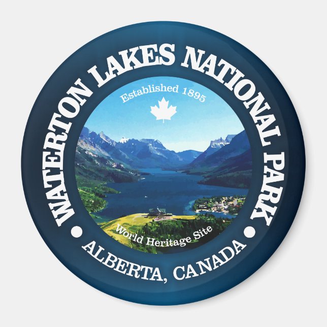 Waterton Lakes NP Magnet (Front)