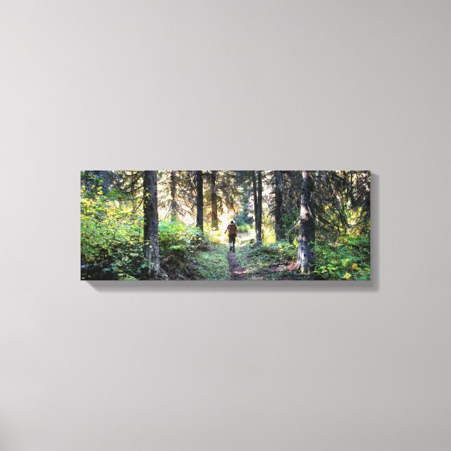 Waterton Valley Detail - Glacier National Park Canvas Print (Front)