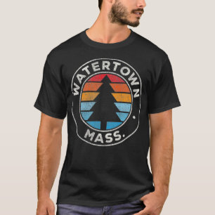 Watertown Massachusetts MA Vintage Graphic Retro 7 T-Shirt