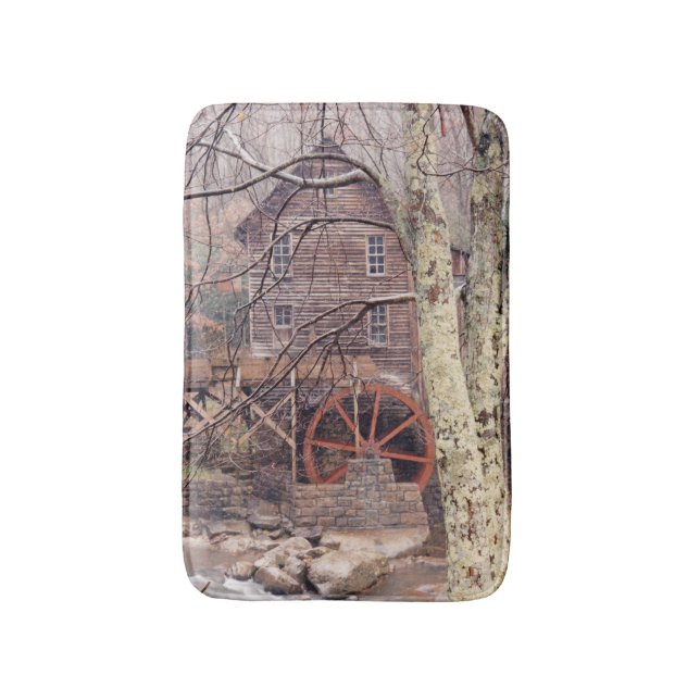 Waterwheel Bath Mat (Front Vertical)