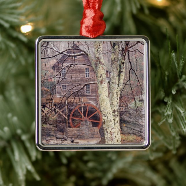 Waterwheel Metal Tree Decoration (Tree)