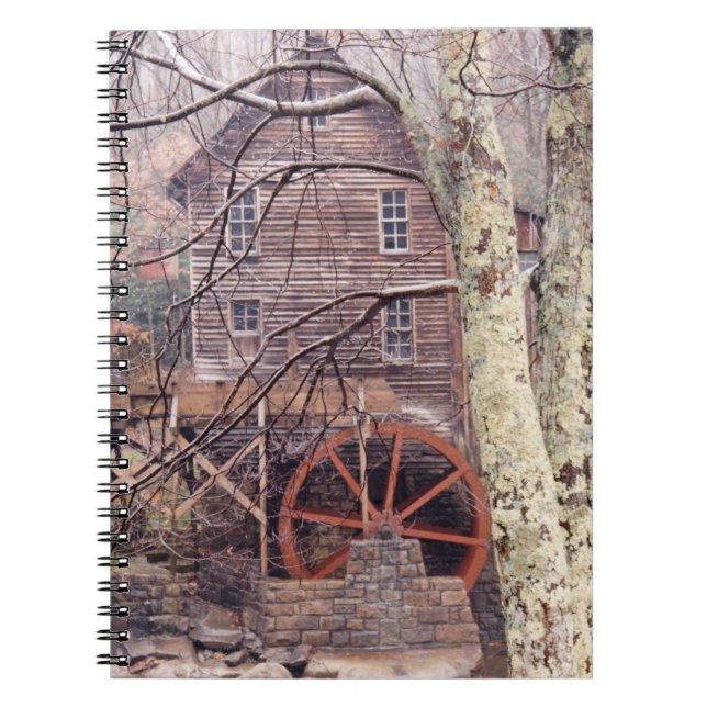 Waterwheel Spiral Notebook (Front)