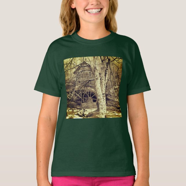 Waterwheel  T-Shirt (Front)