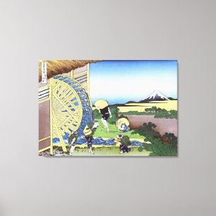 Waterwheels at Onden Canvas Print