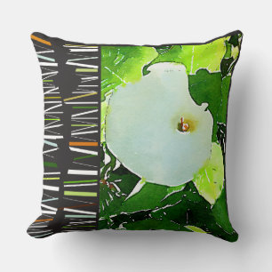 Watery Calla Lily 2-in-one accent cushion
