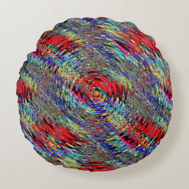 Watery Ripples..... Round Cushion (Front)