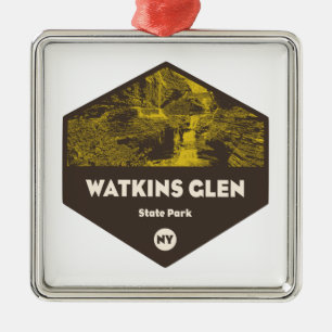 Watkins Glen State Park New York Metal Tree Decoration