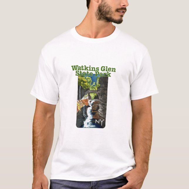 Watkins Glen State Park, New York T-Shirt (Front)