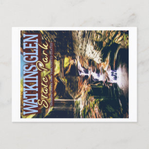 WATKINS GLEN STATE PARK - NEW YORK UNITED STATES POSTCARD