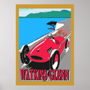 Watkins Glenn Racing Poster