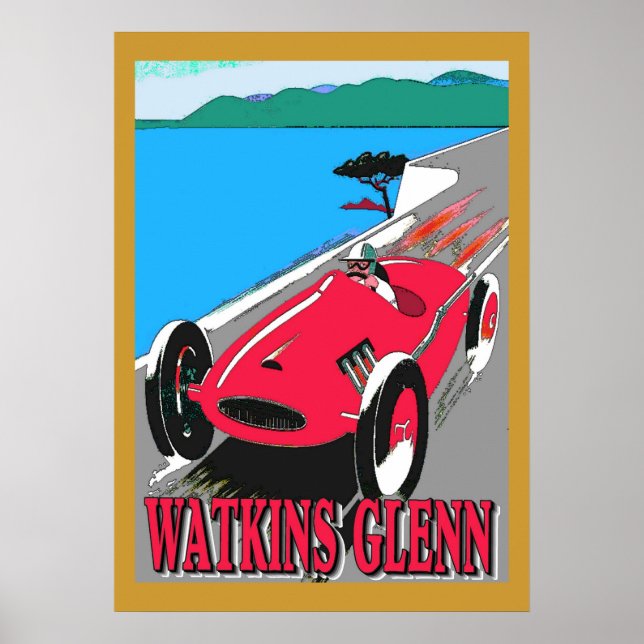 Watkins Glenn Racing Poster (Front)