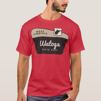 Watoga State Park West Virginia Welcome Sign T-Shirt