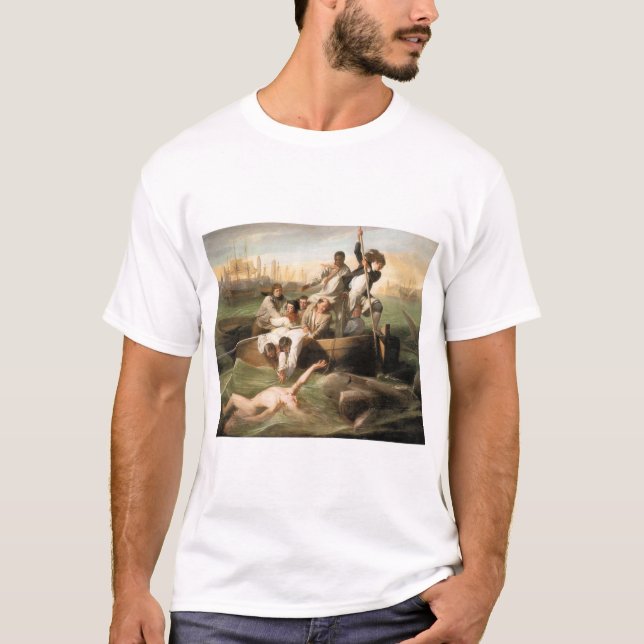 Watson and the Shark, by John Singleton Copley T-Shirt (Front)