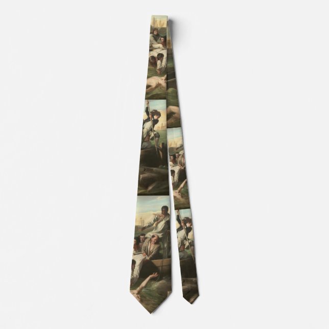 Watson and the Shark by John Singleton Copley Tie (Front)