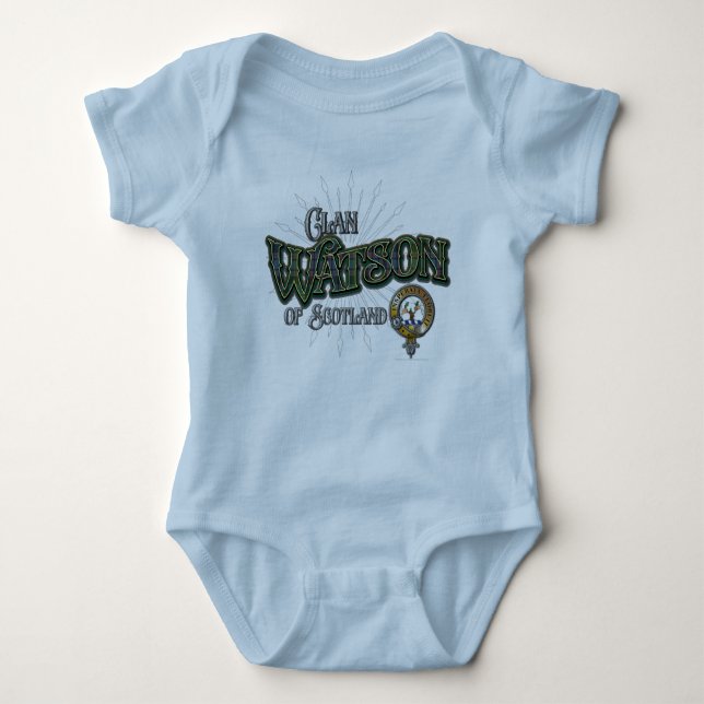 Watson Clan Baby Bodysuit (Front)