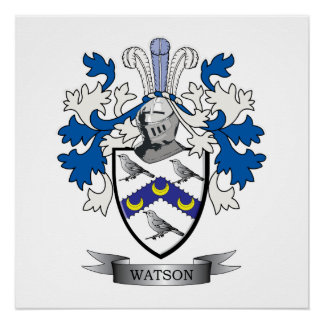 Watson Coat of Arms Poster