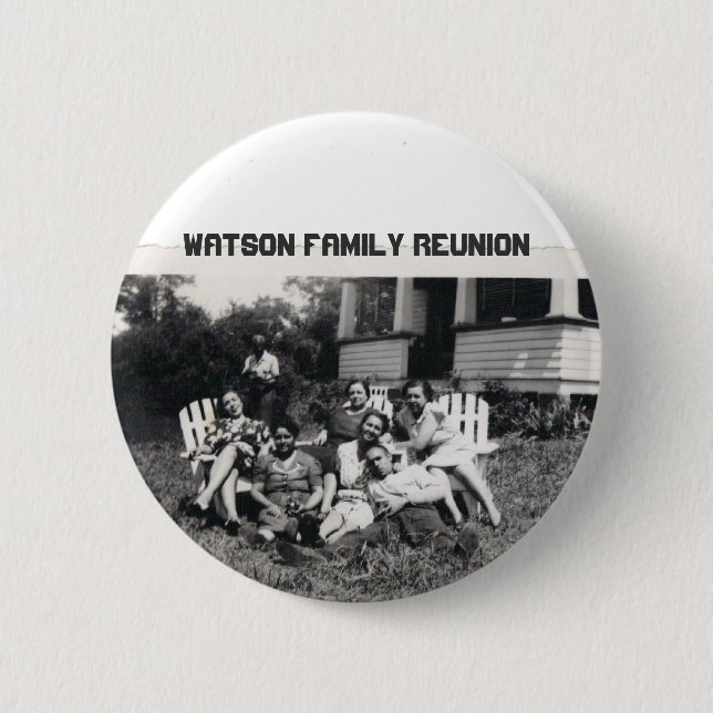 Watson Family Reunion 6 Cm Round Badge (Front)