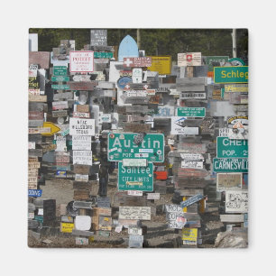Watson Lake Sign Post Forest Magnet