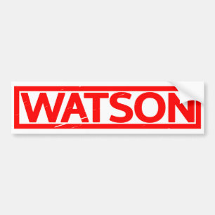Watson Stamp Bumper Sticker