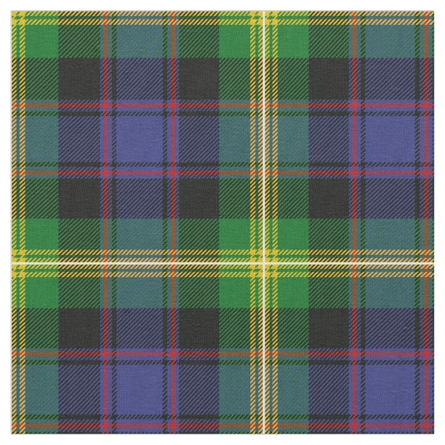 Watson Tartan Print Fabric (Close Up)