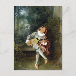 Watteau, Jean-Antoine Art Postcard