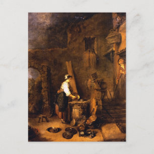 Watteau, Jean-Antoine Art Postcard