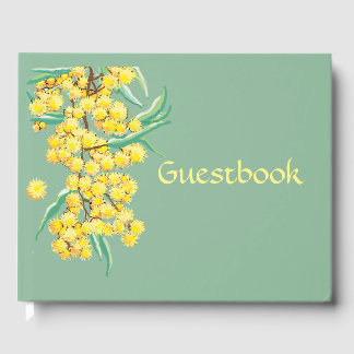 Wattle blossoms Australian Guestbook