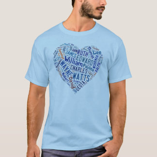 Watts Family T-shirt Blue