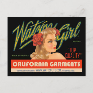 Watzón Girl #3 © Postcard