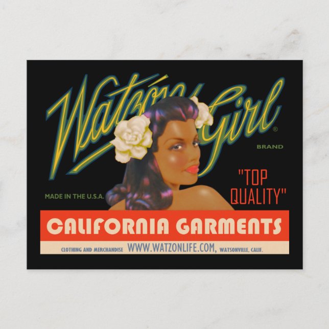 Watzón Girl #4 © Postcard (Front)