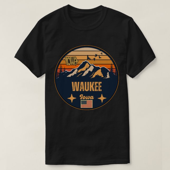 Waukee, Iowa T-Shirt (Design Front)