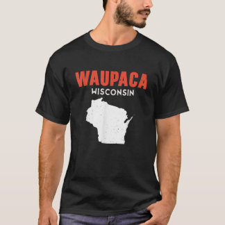 Waupaca USA State America Travel Montanan Helena T-Shirt