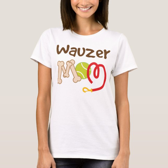 Wauzer Dog Breed Mum Gift T-Shirt (Front)