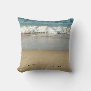 Wave and Footprints - Cushion