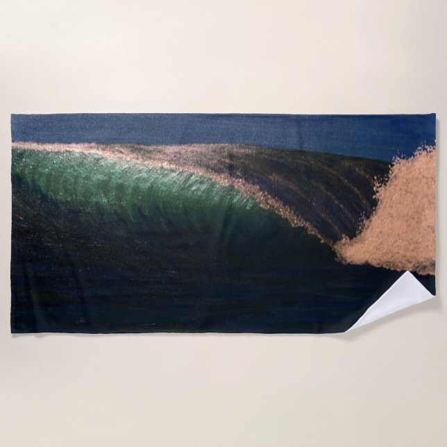 Wave Beach Towel (Front)