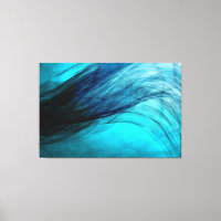 Wave-Blue - Canvas Print