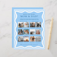 Wave Blue How Old Were Mum and Dad Photo Game