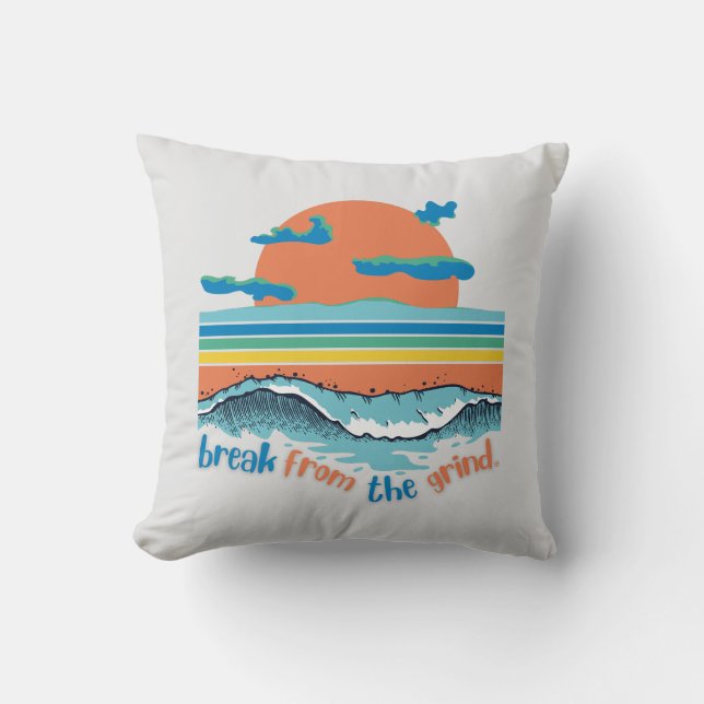 Wave Break BFTG Pillow (Front)