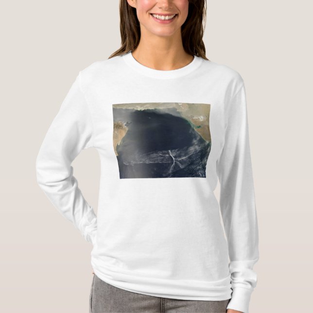 Wave clouds over the Arabian Sea T-Shirt (Front)