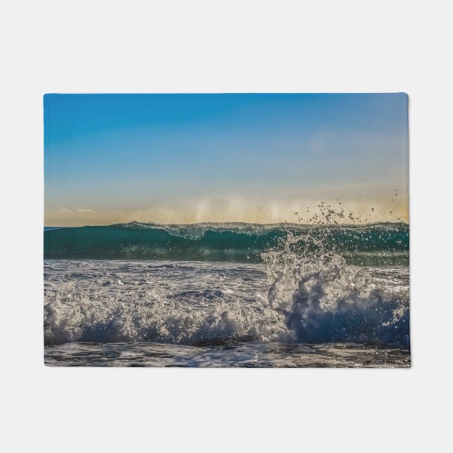 Wave Crashing to Shore Doormat (Front)