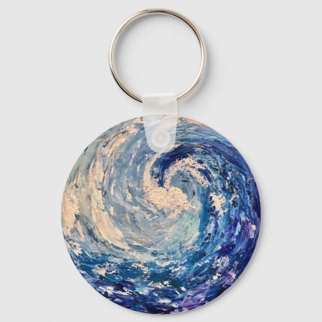 Wave Keychain (Front)