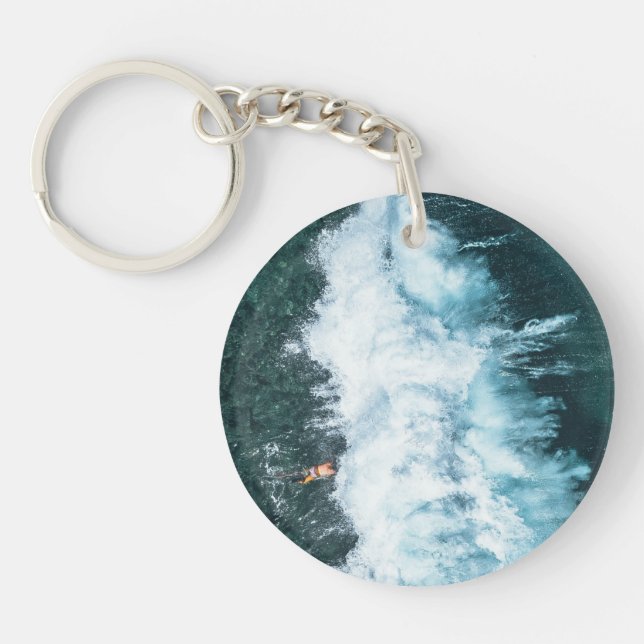 wave line key ring (Front)
