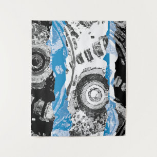 Wave Mechanism – Abstract Medium Tapestry