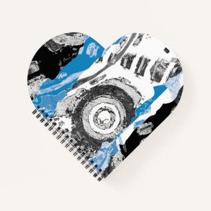 Wave Mechanism – Custom Spiral Notebook 8.5" x 11