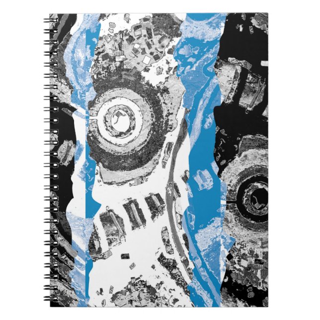 Wave Mechanism – Custom Spiral Photo Notebook (8.5 (Front)